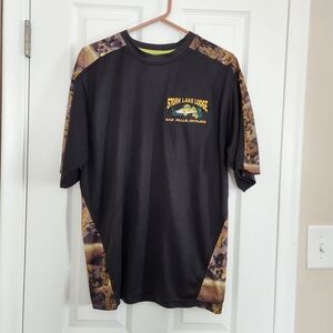 Fishouflage Stork Lake Lodge Shirt